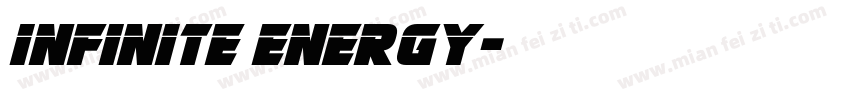 Infinite Energy字体转换